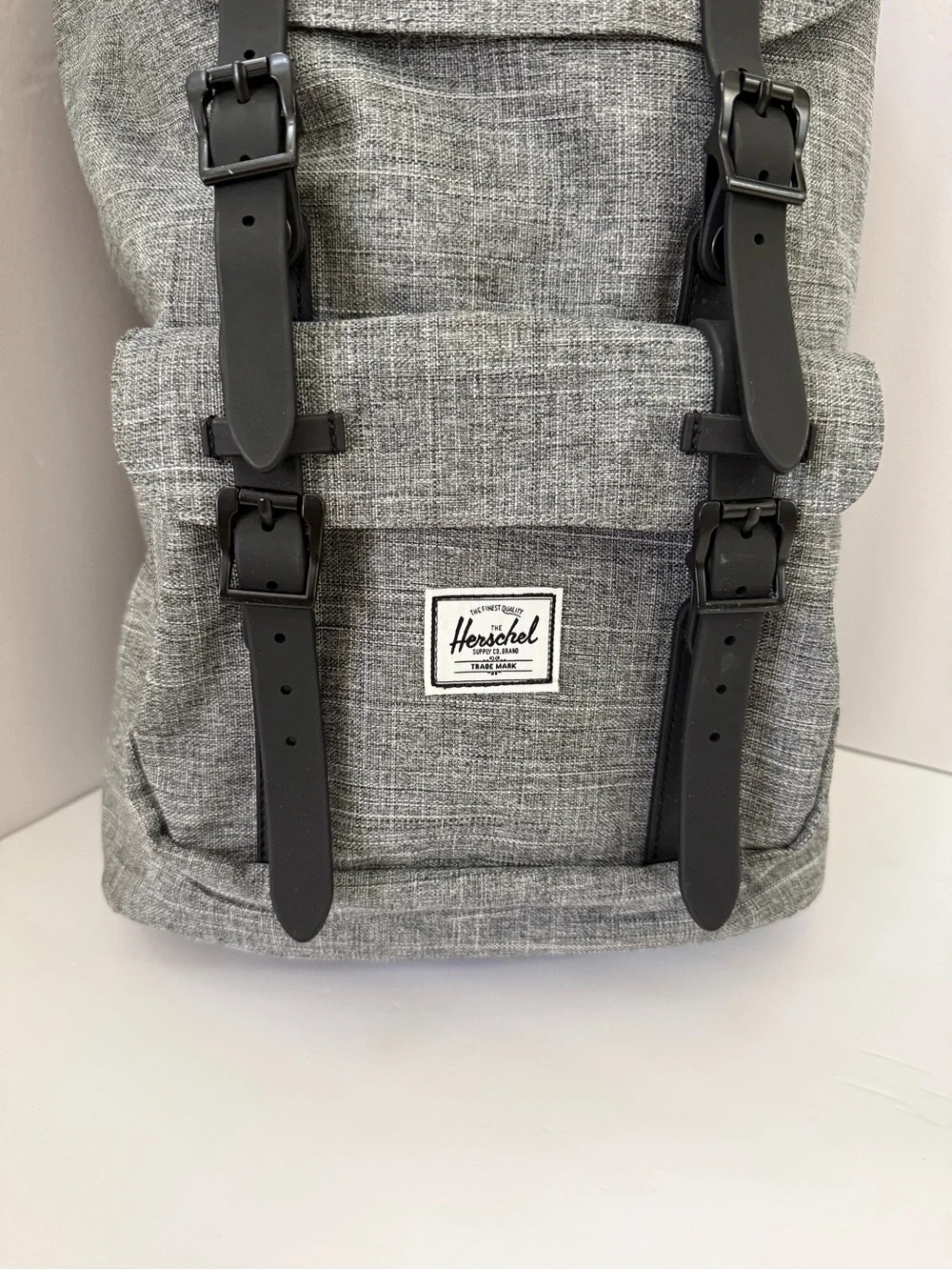 Herschel Supply Co. Little America Backpack Raven Crosshatch Laptop Bag Carryon